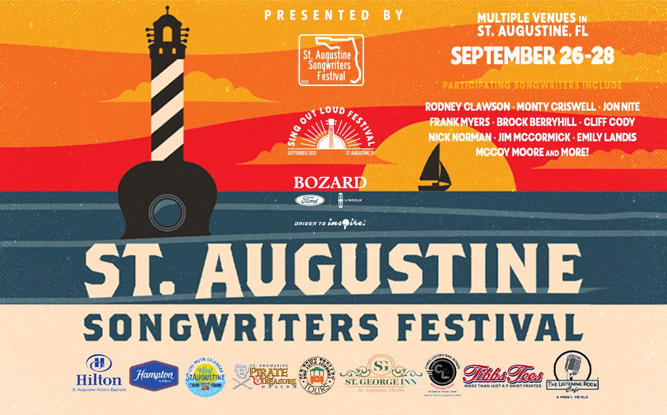 The St. Augustine Songwriters Festival at Prohibition Kitchen - FREE EVENT!